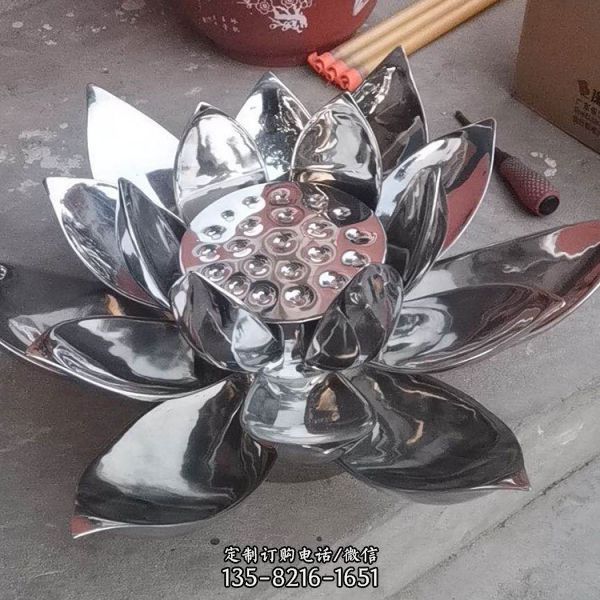 不銹鋼圓形304鋼拉絲拋光戶外景觀雕塑（3）