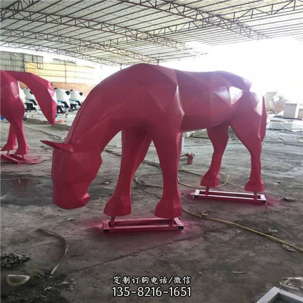 公園景觀玻璃鋼彩繪動物雕塑小品（4）