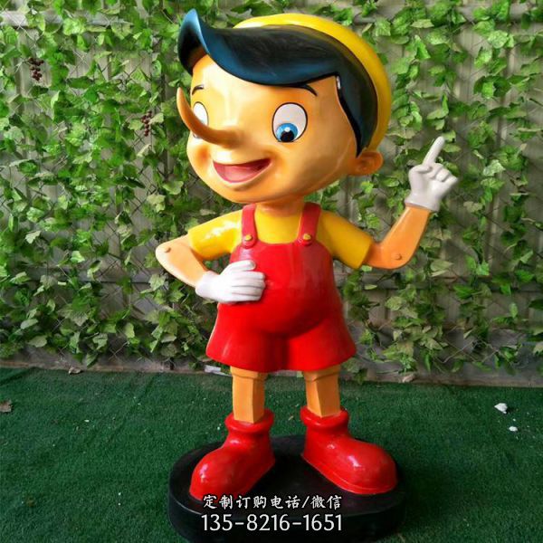 玻璃鋼卡通公仔人物園林雕塑
