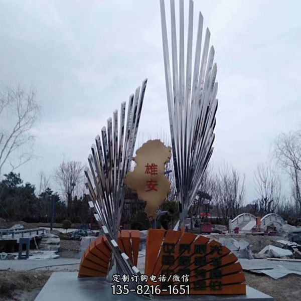 園林景觀異形鏤空金屬售樓部擺件（4）