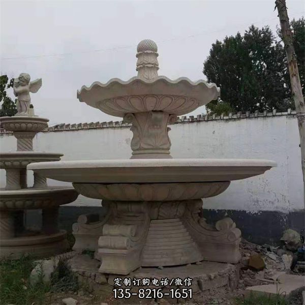 招財(cái)流水?dāng)[件景觀裝飾 噴泉雕塑（1）