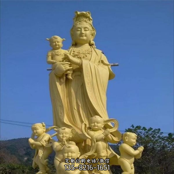 景點(diǎn)寺廟鍛銅浮雕觀音佛像金屬雕塑（2）