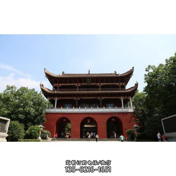 寺廟九龍壁浮雕石欄桿（1）
