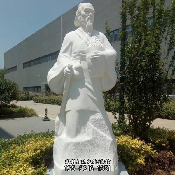 大理石石雕景觀戶外園林古代人物雕塑