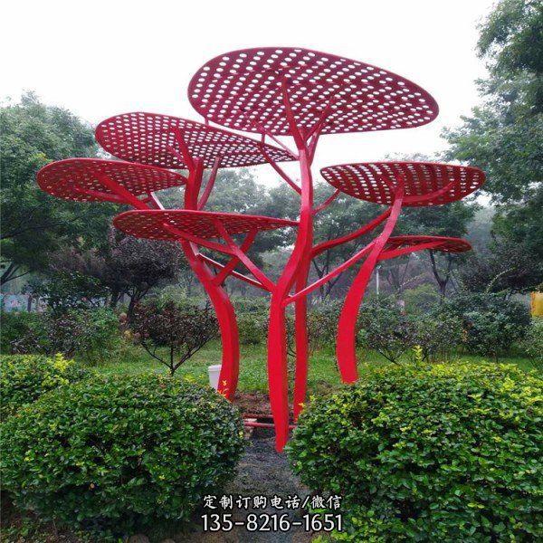 戶外校園不銹鋼創(chuàng)意鏤空景觀雕塑（1）