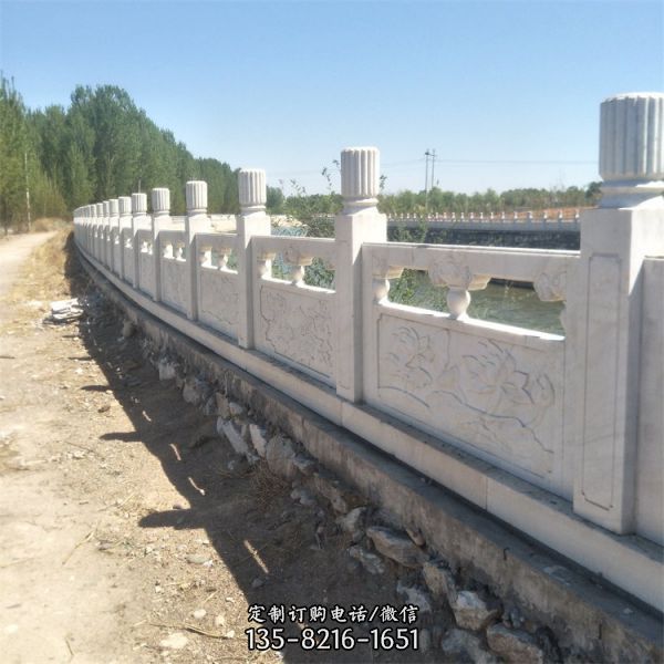 漢白玉石雕欄桿古建用護欄（3）