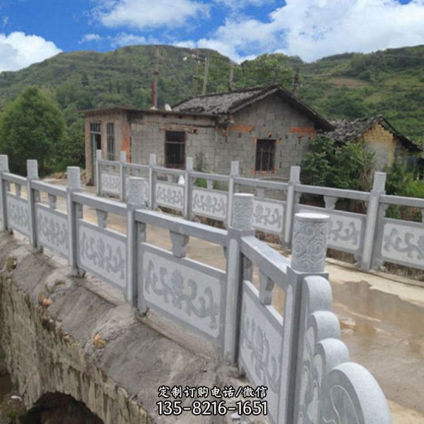 園林仿古青石欄桿護欄雕塑（3）