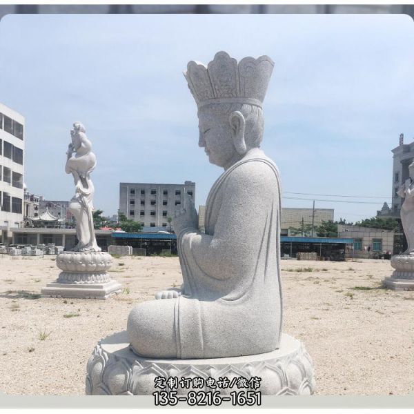 石雕園林寺廟地藏王雕塑（2）