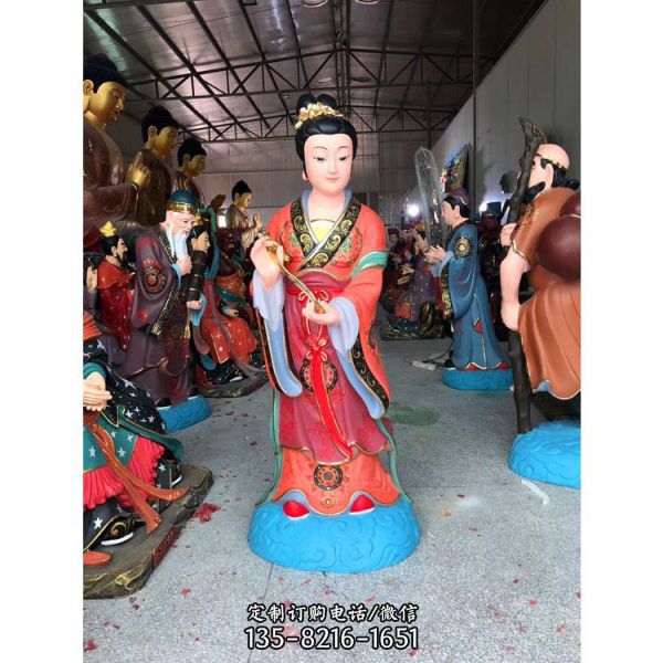 神話人物雕塑 寺廟廟宇玻璃鋼彩繪雕塑擺件（2）