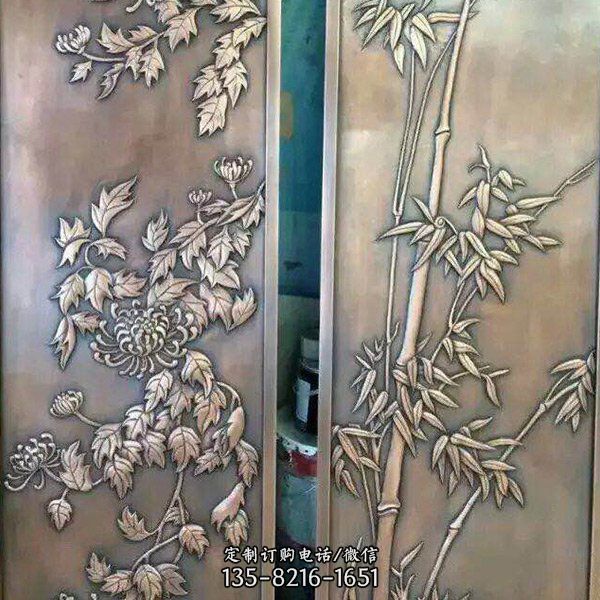 浮雕鍛銅戶外景區室內壁畫影壁雕塑（3）