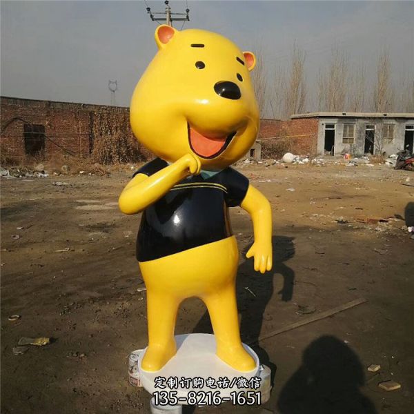 商場美陳裝飾卡通維尼熊擺件（1）