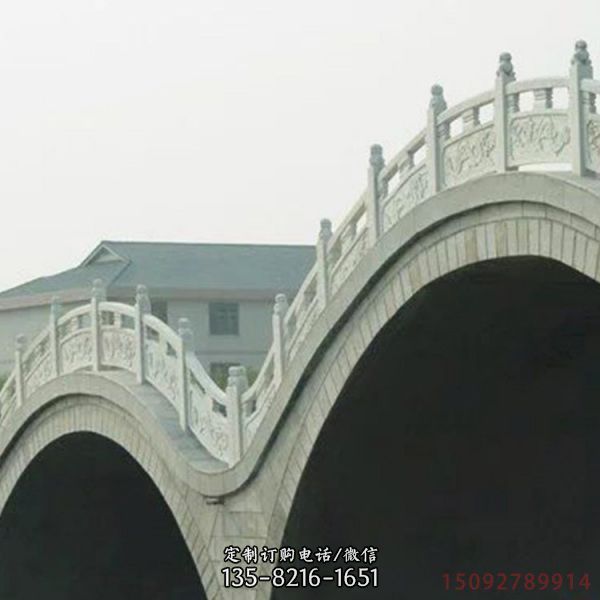 戶外園林石雕景觀橋雕塑（5）