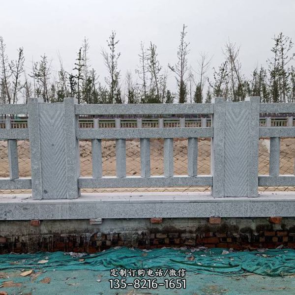 花崗巖石雕戶外河道圍欄雕塑（2）