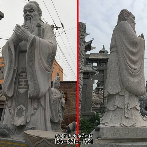 校園石雕大理石石雕公園古代人物雕塑（2）