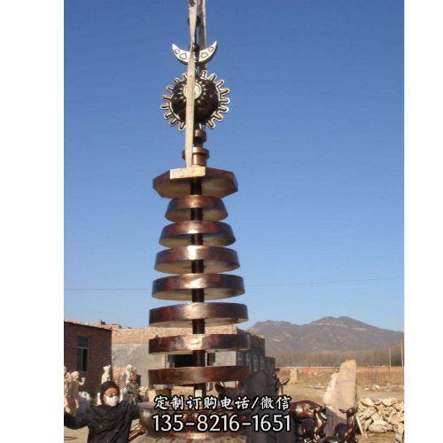 千佛塔 寺廟不銹鋼大型景觀雕塑（1）