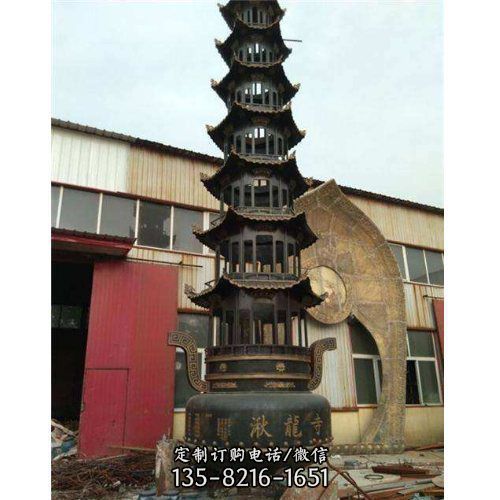 千佛塔 寺廟不銹鋼大型景觀雕塑（2）