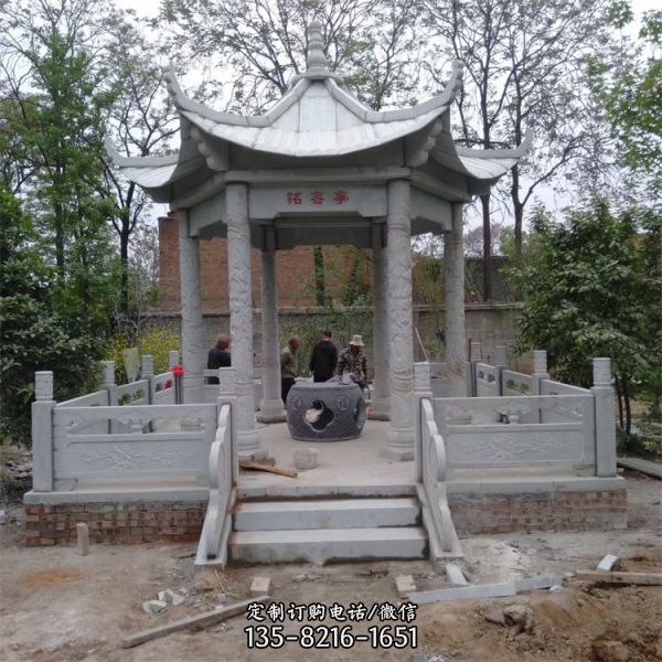 公園景區休閑大理石涼亭 美觀大方（1）