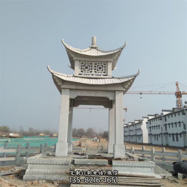 公園景區休閑大理石涼亭 美觀大方（2）