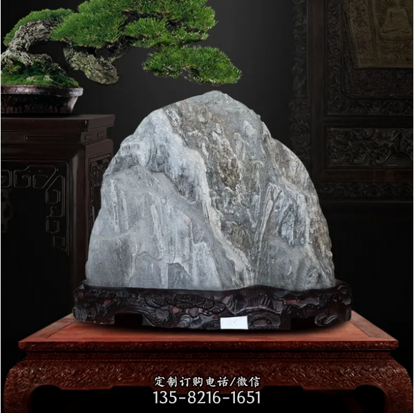 庭院室內裝飾雪浪石假山石景觀擺件（1）