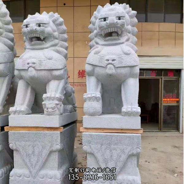 鎮宅神獸石雕獅子大象（1）