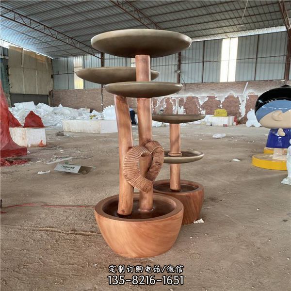 校園景觀玻璃鋼花缽雕塑造型 可種花（4）