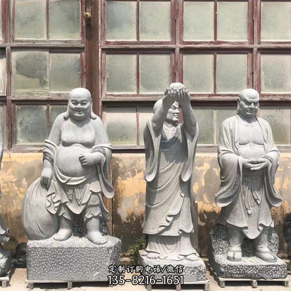 寺院廣場大理石雕刻古代人物雕塑擺件（3）