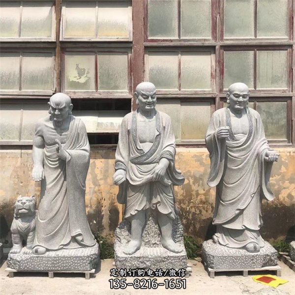 寺院廣場大理石雕刻古代人物雕塑擺件（2）