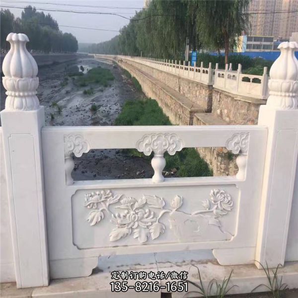 花崗巖石欄桿公園大理石欄桿欄板雕塑（3）