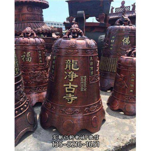 大型寺廟風景區銅鐘掛件雕塑（5）