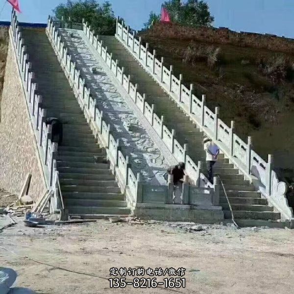 小區裝飾石欄板 景區拱橋石雕護欄雕塑（2）
