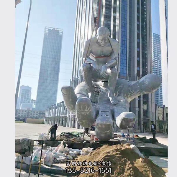 戶外大型不銹鋼定制 城市廣場(chǎng)雕塑