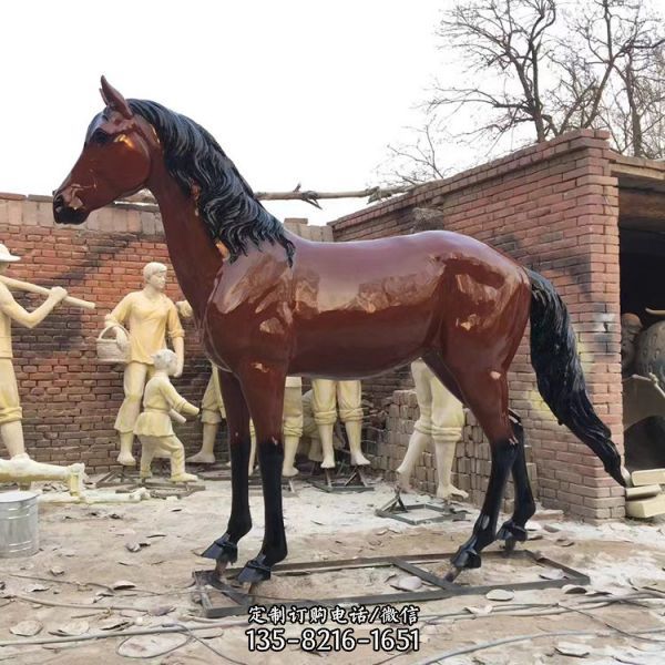 駿馬玻璃鋼制品 景觀園林擺件 裝飾擺設（3）