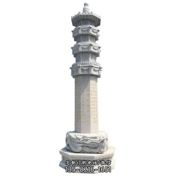 寺廟古建十三層石塔雕塑（5）