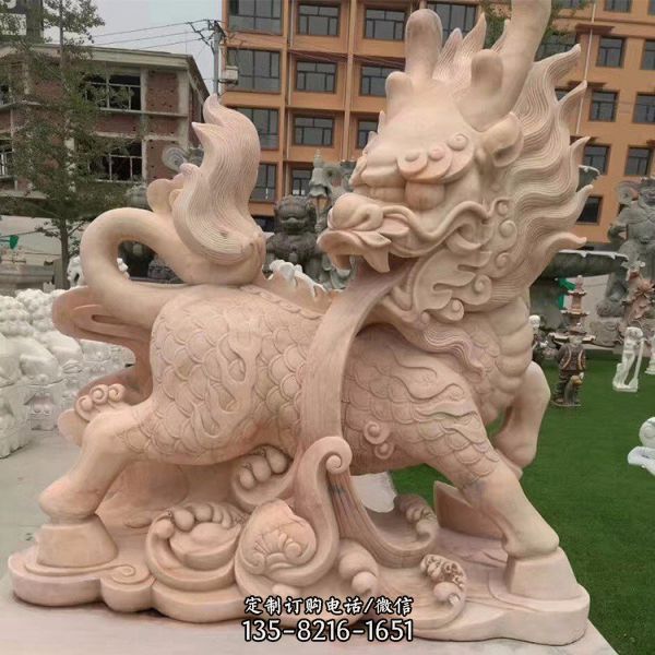 大理石雕刻動(dòng)物園林廣場雕塑（3）