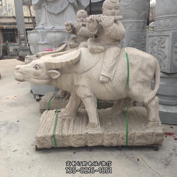 石雕園林戶外大型砂石石雕人物情景雕塑（1）