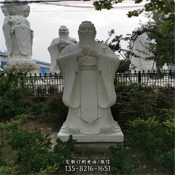 古代名醫戶外園林校園石雕擺件（2）