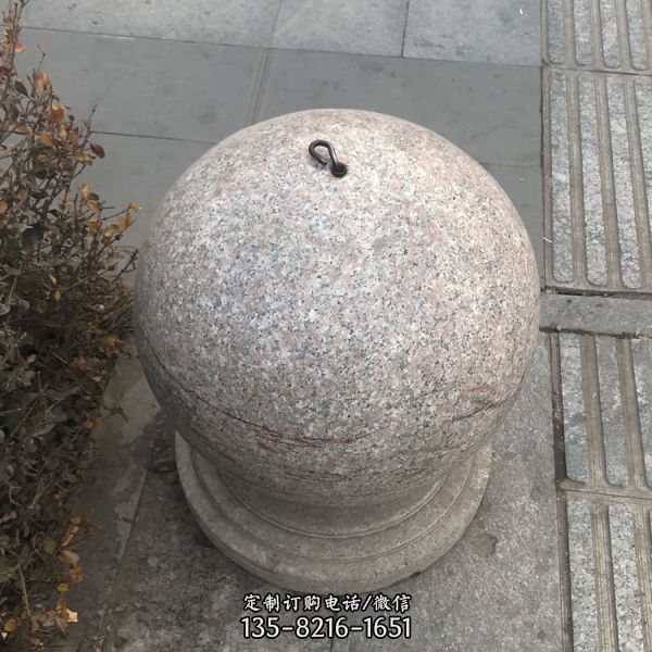 公園停車場砂石石雕車阻石雕塑（2）