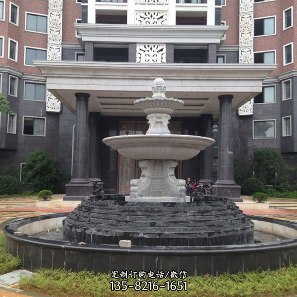 小區大理石石雕歐式噴泉雕塑（2）