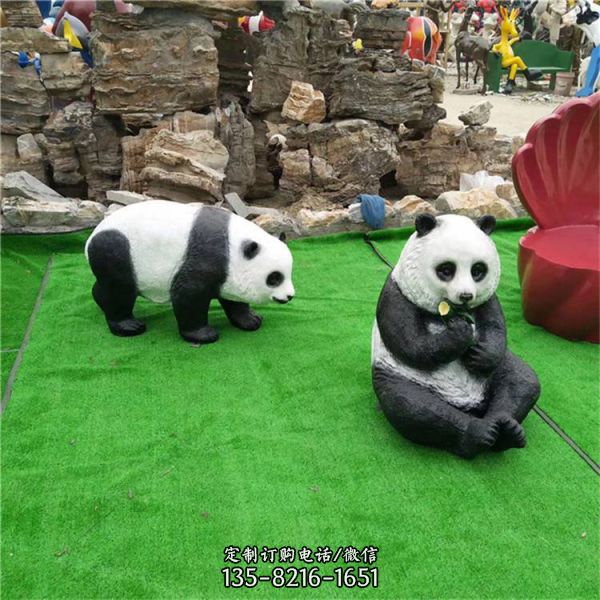 動物園玻璃鋼仿真動物擺件 雕塑（2）