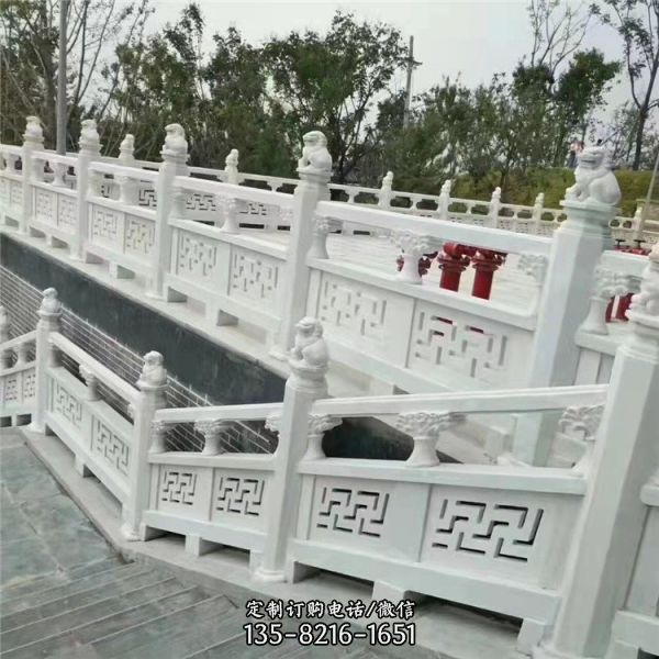 景區(qū)廣場大理石雕刻石欄桿欄板（1）