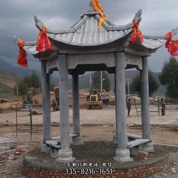 園林雕塑石雕涼亭雕塑（3）