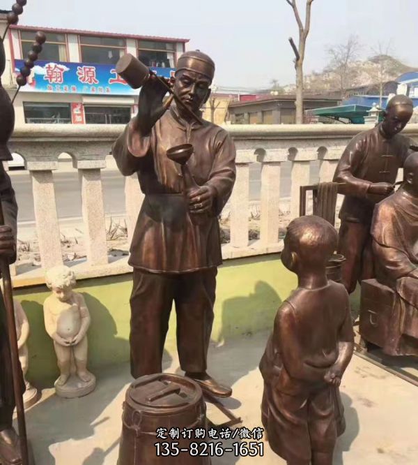 戶外廣場古代人物雕塑（2）
