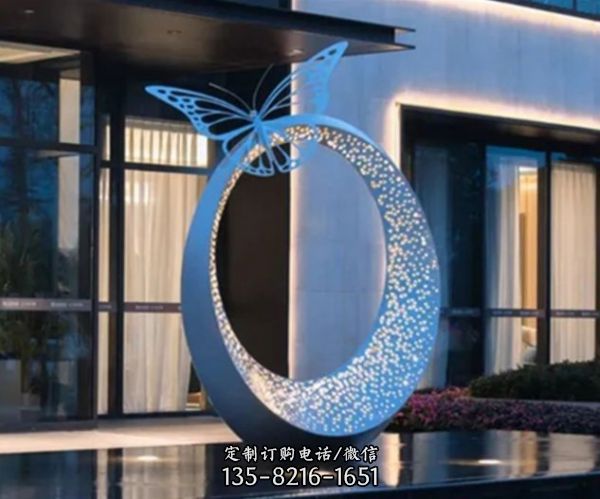 戶外景觀不銹鋼抽象創(chuàng)意鏡面廣場雕塑（1）