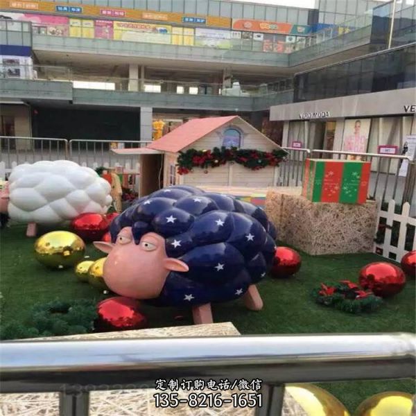 玻璃鋼卡通動物擺件