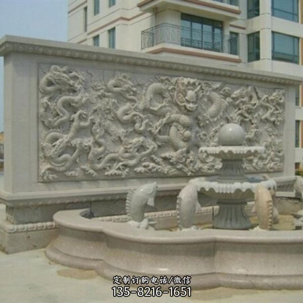 地雕浮雕園林故宮庭院影壁雕塑（1）