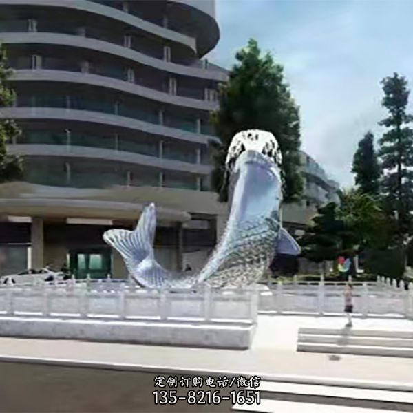 金屬鐵藝編織鏤空動物草坪公園擺件抽象天鵝雕塑（5）