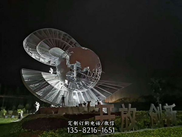 戶外廣場(chǎng)大型鏤空景觀雕塑（1）