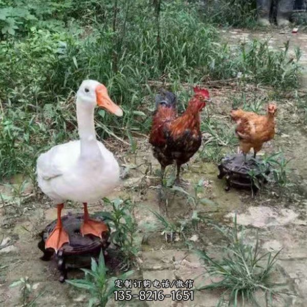 景區擺件玻璃鋼動物雕塑 戶外裝飾仿真動物（9）