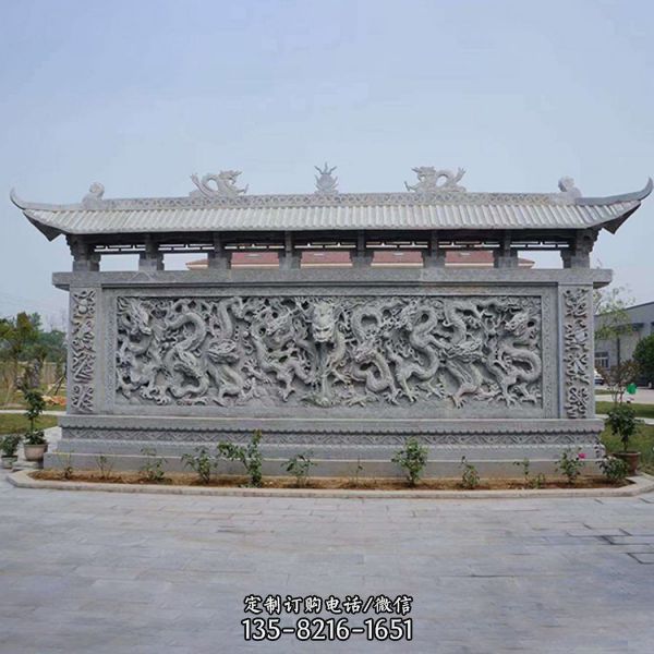 廣場庭院青石古建石雕壁畫（1）