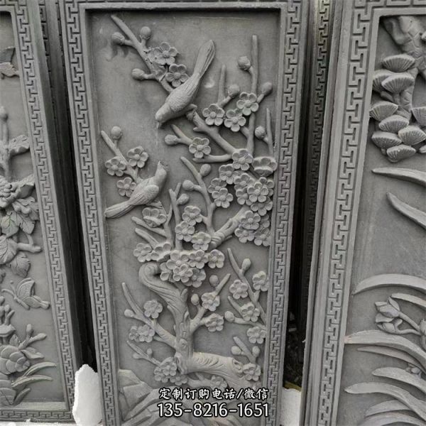 廣場庭院青石古建石雕壁畫（5）